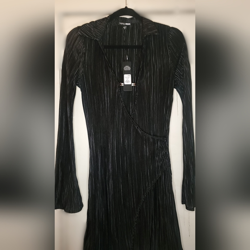 Sienna Plisse Mini Dress (fashion nova)
